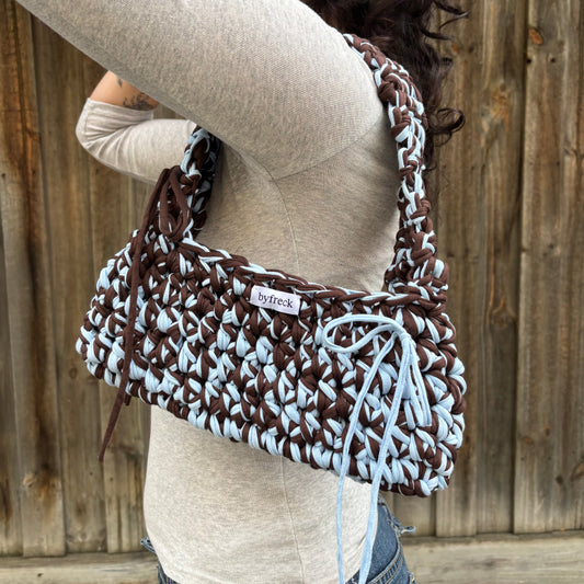 Candy Bag Large (Blue/Brown)